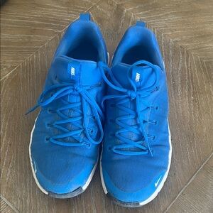 Nike Bright Blue Mesh Running Sneakers